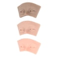 thumbnail image 4 of Tablero de práctica de maquillaje de ojos, tablero de cara de práctica de maquillaje realista de 3 piezas 3D para injerto de pestañas, 4 of 8