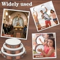 thumbnail image 4 of Pandereta Wirmevi, percusión manual de madera, 3 unidades, 15+20+25 cm, 4 of 7