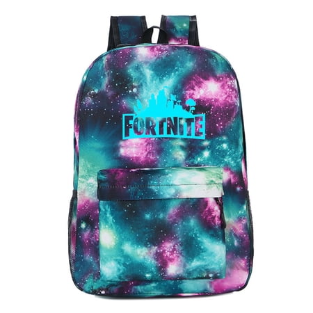 Xhtang Game Fortnite Battle Royale Backpack Luminous Fortnite - xhtang game fortnite battle royale backpack luminous fortnite school bags green agate walmart com