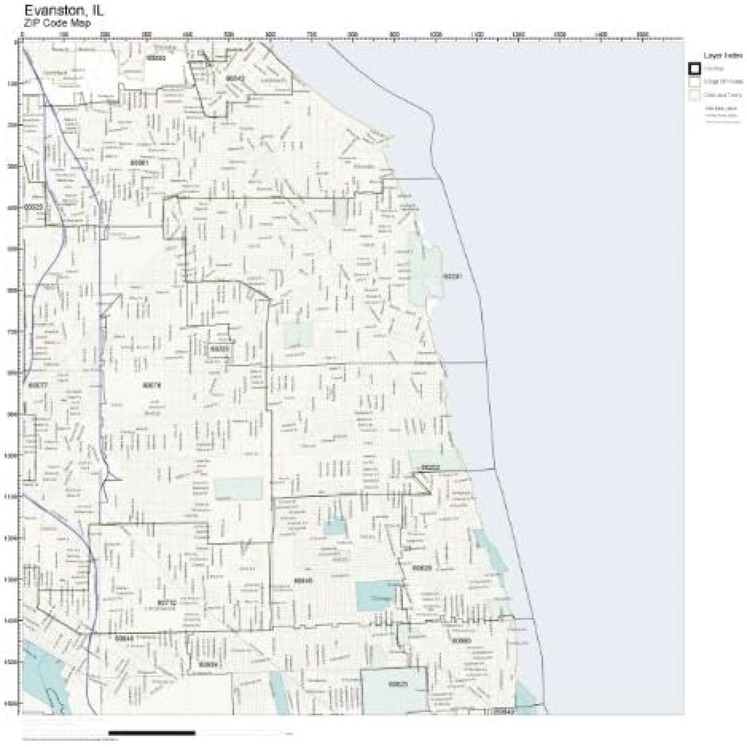 ZQRPCA Zip Code Wall Map Of Evanston IL Zip Code Map Not Laminated zqrpca-zip-code-wall-map-of-evanston-il-zip-code-map-not-laminated