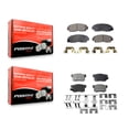 thumbnail image 1 of Positive Plus Front Rear Semi-Metallic Brake Pads Kit for Car Acura RDX KPF-100048, 1 of 8