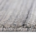 thumbnail image 5 of Luxee Designs Raffia Gray/Blue Hand-woven Wool Blend Area Rug 5'x8', 5 of 8