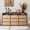 9 drawer-Walnut, variant on YOCWO 3 Drawer Nightstand with Burl Wood Finish, Bedside Table with Curve Edge for Bedroom, Walnut