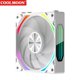 thumbnail image 1 of Jixopn - Ventilador de caja de 120 mm, 800-1800 RPM, 5 V, ARGB, 3 pines, efecto de luz, inalámbrico, empalme, silencioso, 4 pines, PWM, para PC, refrigeración líquida, 1 of 8