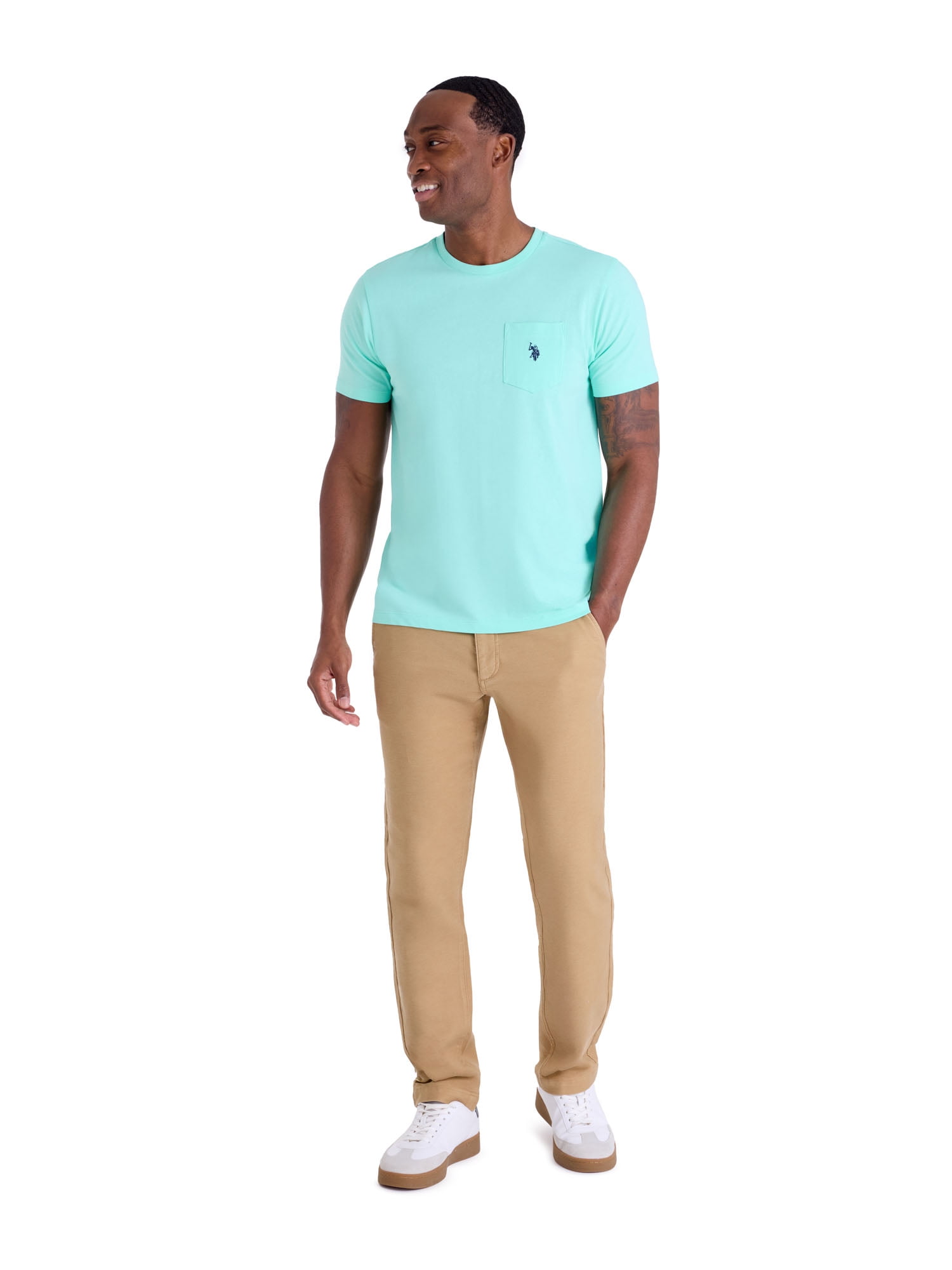U.S. Polo Assn. Men's Short Sleeve Crew Neck Pocket T-Shirt
