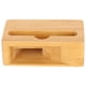 thumbnail image 3 of Soporte para amplificador de altavoz de sonido de teléfono de madera de bambú, accesorio para teléfono con base de escritorio, 3 of 9