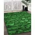 thumbnail image 3 of Ahgly Company Machine Washable Indoor Rectangle Transitional Deep Emerald Green Area Rugs, 2' x 3', 3 of 7