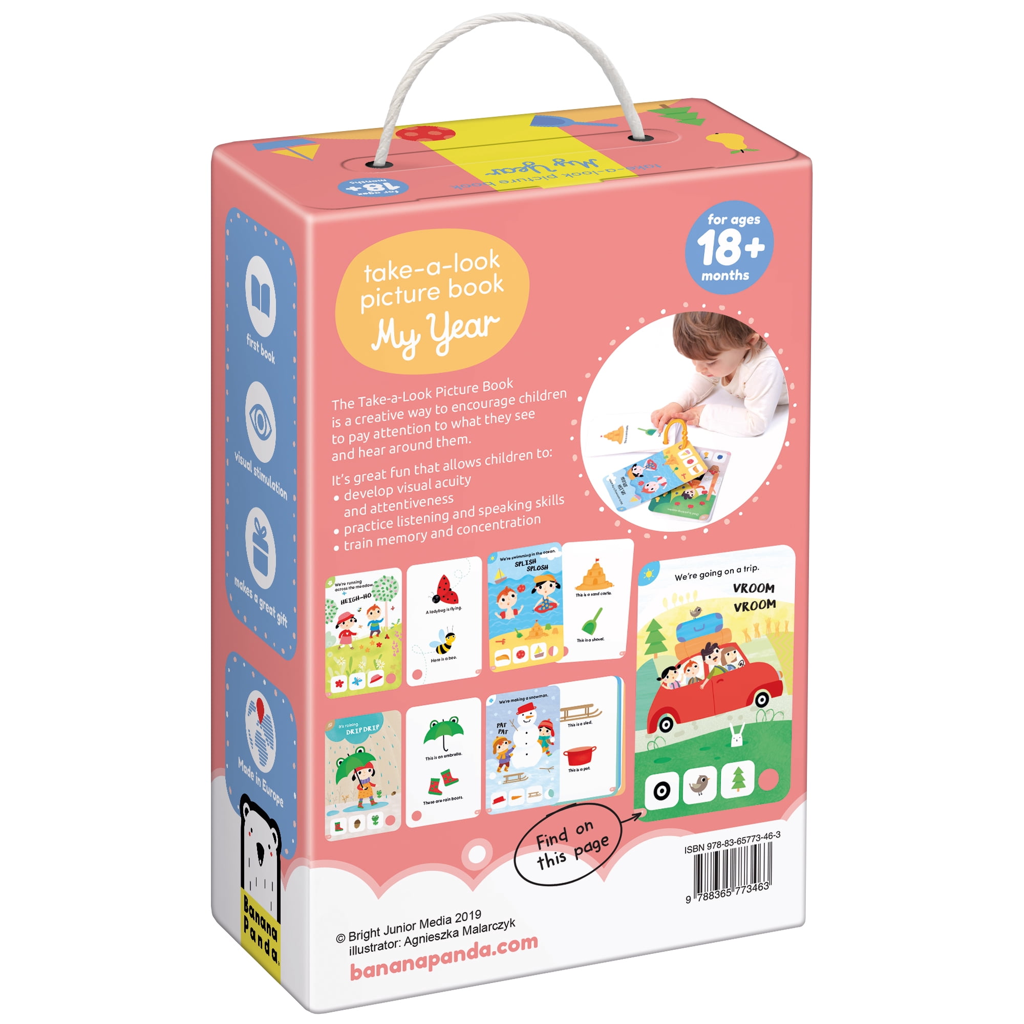 Banana Panda - Take-A-Look Picture Book My Day - Flash Cards For Kids Ages 15 Months & Up