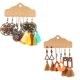 thumbnail image 1 of Pendientes Laklulu Pendientes bohemios tejidos con borlas, pendientes colgantes para mujeres y niñas, 1 of 6