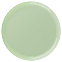 EcoQuality 8.6" inch Round Green Disposable Plastic Plates - Heavy Duty Large Disposable Charger Dinner Plate Weddings, Serveware, China Like Salad Party Plates (100 Pack)