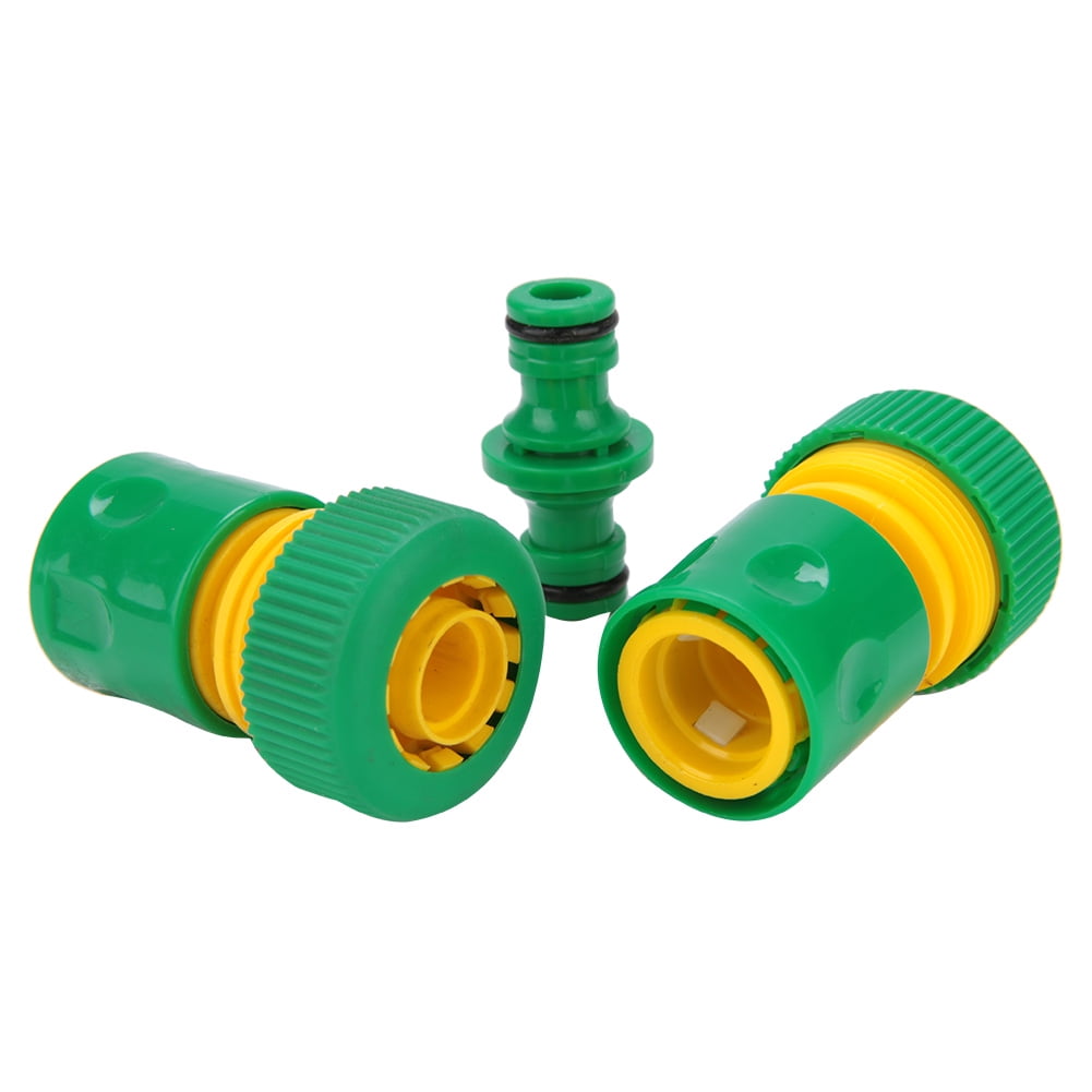 Adaptateur Réducteur Amig Pour Robinet Et Tuyau (3/4" Et 1") - Connexion Rapide, Facile - Plastique ABS Vert Pistache