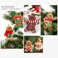 thumbnail image 4 of Gingerbread Man Ornaments for Christmas Tree, Mini Gingerman Hanging Charms, Traditional Doll Gingerman Figurines Hanging Decorations for Home Christmas Party Decor,6Pcs, 4 of 7