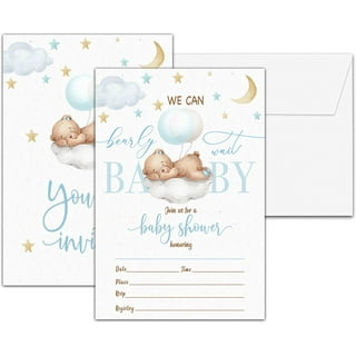 Baby boy shower invitations walmart 2025