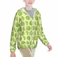 thumbnail image 2 of Cauagu Various Lemons Print Sun Protection Jacket for Teen,Full-Zipper Long Sleeve Sun Shirts with Pockets UV Hoodie Shirts Outdoor Athletic Jacket-Medium, 2 of 7
