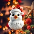 thumbnail image 1 of Xihbxyly Lindo Colgante de Gallo, Encantador Adorno para Espejo de Coche, Adorno Festivo para Árbol de Navidad, Regalo Versátil para Familiares y Amigos, Perfecto para Fiestas, Tamaño de 8 Cm., 1 of 6