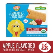 Earth's Best Organic Sesame Street Apple Sunny Days Snack Bars, 10.72 oz Box (16 Count)
