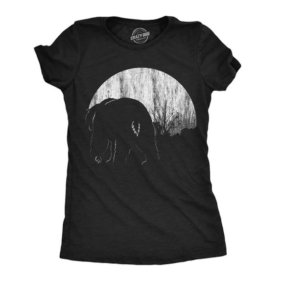Womens Funny T Shirts Moon Bear Nature Graphic Tee for Ladies Womens Graphic Tees