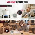 thumbnail image 3 of TempPro TM02W Digital Kitchen Timer with Adjustable Loud Alarm and Backlight LCD Big Digits/ 24 Hour Digital Timer for Kids Teachers (Formerly ThermoPro), 3 of 10