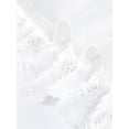 thumbnail image 5 of INSPIRE CHIC Style Flowy Mini Skirt for Women's Ruffle Elastic High Waist Golf Tennis Casual Summer Tiered Skort Shorts L White, 5 of 6