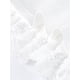 thumbnail image 5 of Falda corta fluida de estilo CHIC INSPIRE para mujer, con volantes, cintura alta elástica, ideal para golf, tenis y uso casual en verano, con pantalones cortos en capas, color blanco, 5 of 6