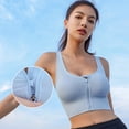 thumbnail image 2 of DREAM SLIM Sports Bra for Women, Criss Cross Back Padded High Impact Strappy Bras Yoga Exercise Athletic Workout Gym Activewear Bra with Removable Cups, 2 of 6