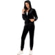thumbnail image 1 of Conjunto de chándal de terciopelo para mujer, sudadera con capucha y cremallera completa, pantalones de chándal largos, ropa deportiva con bolsillos S-XXLL, 1 of 5