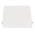 thumbnail image 2 of Awntech 3.38 Ft New Orleans Fixed Awning Canopy with Twisted Rope Arms (40.5in x 31in x 24in), White, 2 of 2