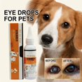 thumbnail image 2 of Gotas para los ojos de mascotas Gotas para los ojos de gatos Quitamanchas de lágrimas de perros D2P3 Limpieza de ojos B6P3, 2 of 6