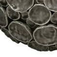 thumbnail image 4 of 14 Inch Decorative Vase, Rich Artisan Ceramic Bubble Pot Design, Gray, 4 of 5