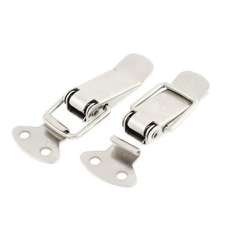 2 Set Hardware Cabinet Boxes Draw Closure Spring Loaded Latch