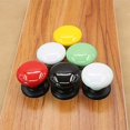 thumbnail image 4 of 4 Pcs Self-Stick Resin Cabinet Knobs Pull Handle Round Shape Drawer Auxiliary Pulls Handle Helper Kitchen Sliding Door Window Wardrobe Handle Sticker Cupboard Knobs (Red), 4 of 6