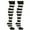 Black/White, variant on Striped Knee High Socks for Outfits, Sports, Holidays, and More! by Mato & Hash - Red/White CA7150