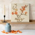 thumbnail image 3 of Ships Next Day Canvas Wall Art 10"x10",Vintage Botanical Wood Framed Canvas Print Painting,Red Spring Floral Botanical Farmhouse Ready to Hang Small Picture Wall Decor for Home Kitchen Nursery Office, 3 of 9