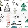 thumbnail image 5 of Christmas Shower Curtain, Colorful Christmas Tree Shower Curtains for Bathroom, Pink Green Winter Holiday Shower Curtain, Merry Christmas Xmas Pine Fabric Cloth Bath Decor Curtain, 72x72 Inch, 5 of 6