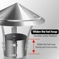 thumbnail image 3 of Heavy Duty Chimney Cover Stainless Steel Rain Hood For Stove Pipe Fireplace, 3 of 7