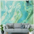 thumbnail image 4 of Nawypu  Mint Green Marble Wall Tapestry, Turquoise Marble Inky Texture Pastel Blue Wall Hanging Large Tapestry Decoration Fiber White Hem Around for Dorm Room Bedroom, 4 of 6
