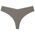 thumbnail image 4 of Panties for Women,Low Rise Bikini Panties Everyday Comfortable Underwear Soft Breathable Fabric All Seasons Casual Wear Seamless Stretch Design,Womens Underwear,Grey,M, 4 of 5