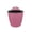 Y-Pink, variant on Rippled Circular Flower Pot Large Size,Potted Home Gardening Balcony Container