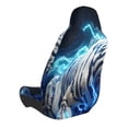 thumbnail image 2 of Fotbe Futuristic Blue Light White Tiger Funda para Asiento de Auto con Estampado – Impermeable y Antisudor – Ajuste Universal, Lavable a Máquina, Antideslizante (1 Pieza), 2 of 5