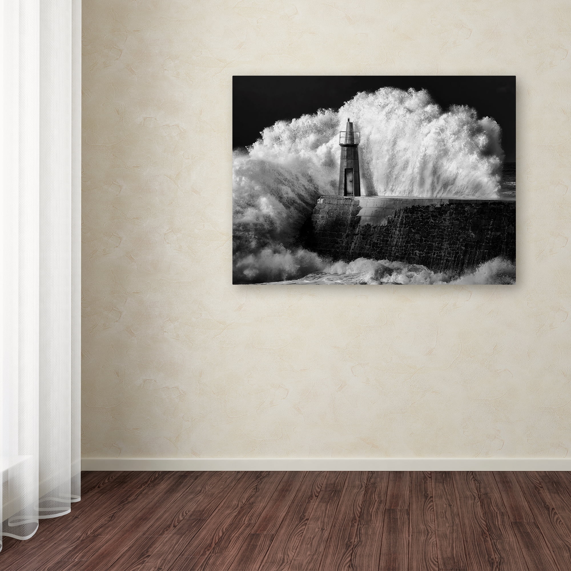 Trademark Fine Art 'The Lighthouse' Canvas Art by Alejandro Garcia Bernardo