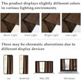 thumbnail image 7 of Brown Blackout Velvet Curtains 120 Inch Length for Large Sliding Door, Pleat Tape with Back Tab Room Darkening Thermal Insulated Drapes for Living Room, Bedroom, W52 x L120, 2 Panels, 7 of 7