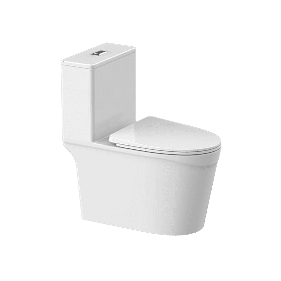 Stallion Venetian One Piece Double Flush Elongated Toilet
