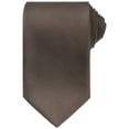 thumbnail image 1 of CORBATA CHIC PARA HOMBRES Corbatas de Color Sólido Texturizadas Clásicas para Bodas Formales Talla Única Marrón, 1 of 4