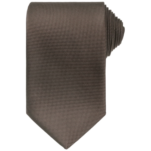 CORBATA CHIC PARA HOMBRES Corbatas de Color Sólido Texturizadas Clásicas para Bodas Formales Talla Única Marrón