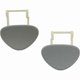 thumbnail image 1 of car Headlight Washer Cover Left Right Unpainted For Mercedes-Benz C-Class W203 4 DOOR 2001-2007 C230 C240 2038800705 2038800805, 1 of 4