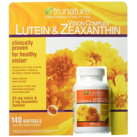 trunature Vision Complex Lutein & Zeaxanthin, 140 (Best Lutein Zeaxanthin Supplement)