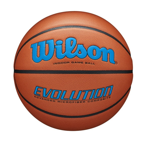 Wilson Evolution Indoor Game Basketball - Royal, Size 6 - 28.5"