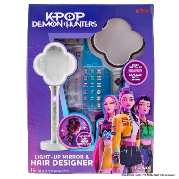 Netflix KPop Demon Hunters™ Personalized Light-Up Mirror for Glam and Style