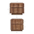 thumbnail image 4 of Modway Isola 2 Drawer Nightstand in Walnut, 4 of 9