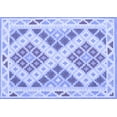 thumbnail image 1 of Ahgly Company Indoor Rectangle Southwestern Blue Country Area Rugs, 8' x 10', 1 of 4
